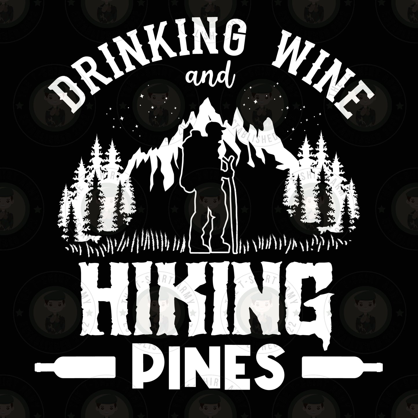 Drinking Wine and Hiking Pines