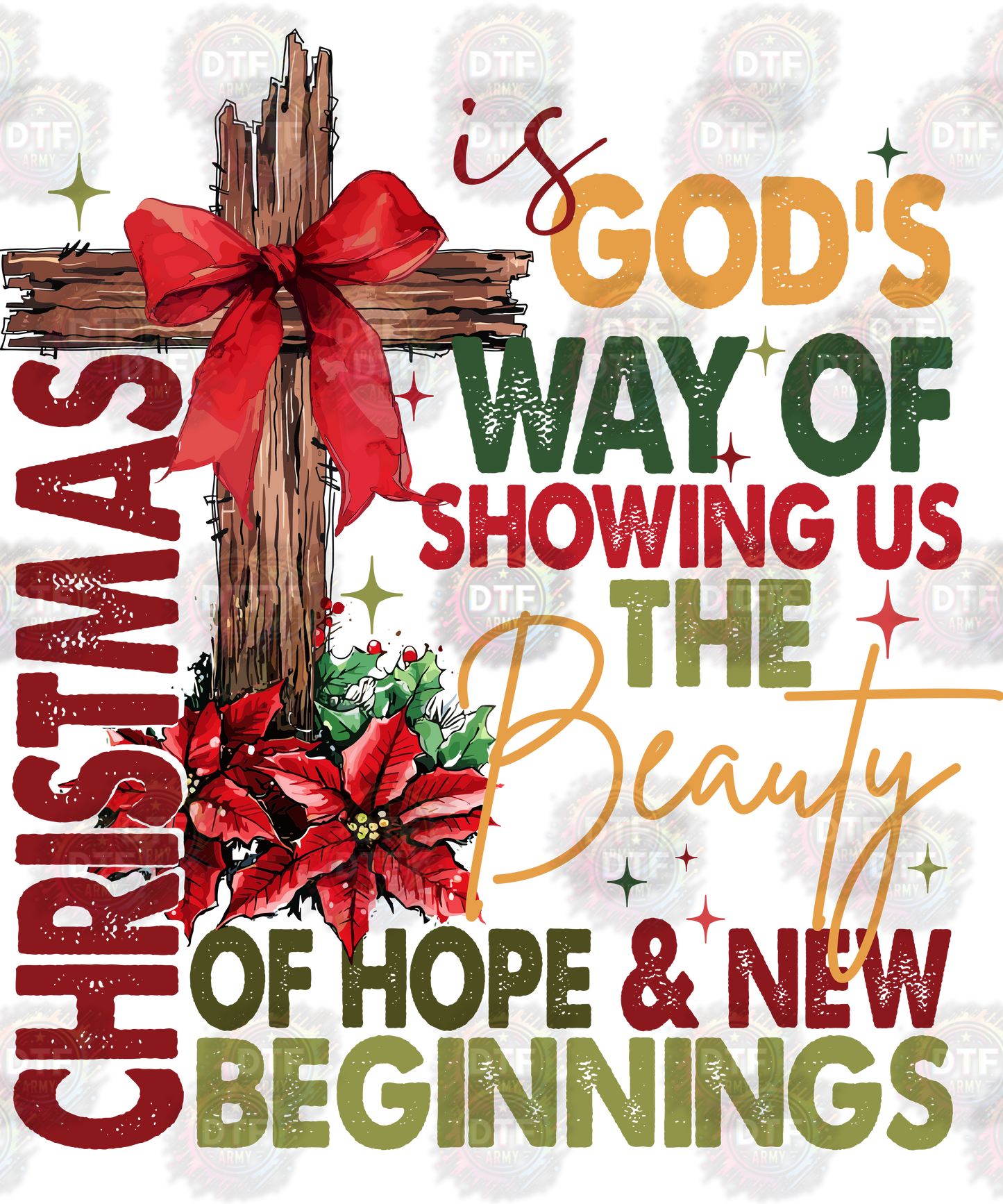 CHRISTMAS is GODS'S WAY OF SHOWING US THE Beauty OF HOPE & NEW BEGINNINGS