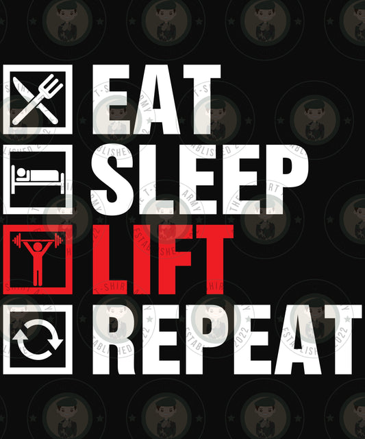 Eat, Sleep. Lift, Repeat Transfer