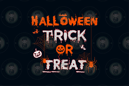 Halloween Trick Or Treat Transfer