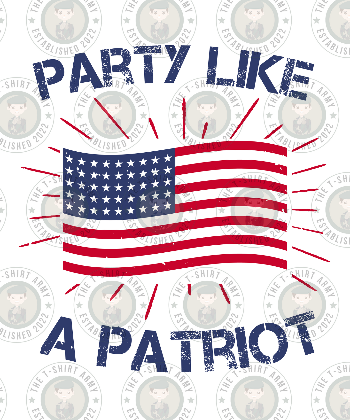 Party Like A Patriot Flag Transfer