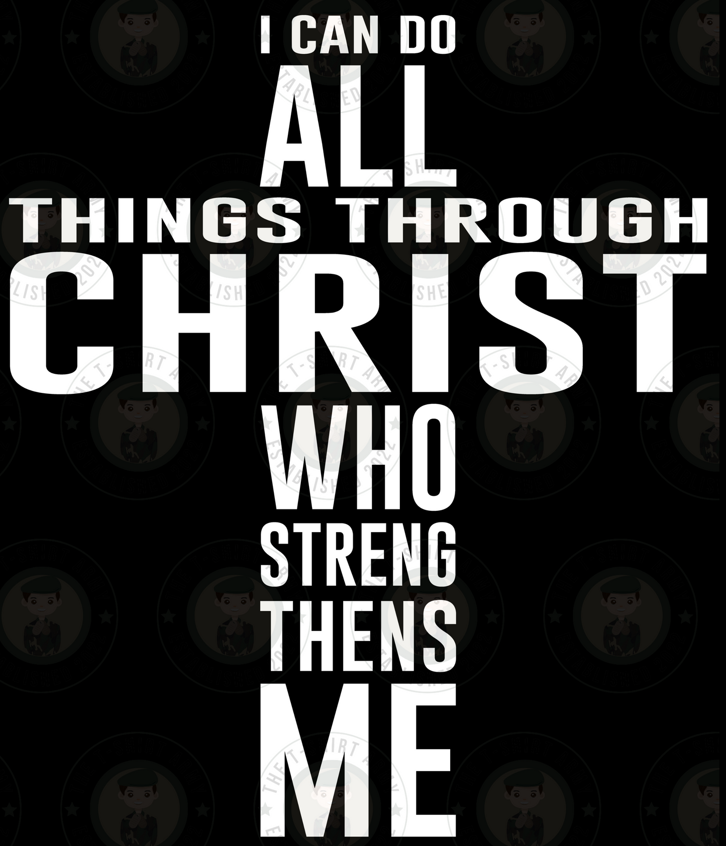 I Can Do All Things Through Christ Transfer