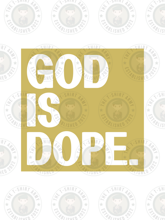 God Is Dope Transfer