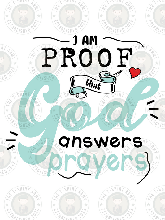 I'm Proof That God Answers Prayers Transfer