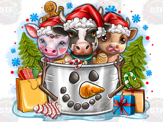 Cows Christmas