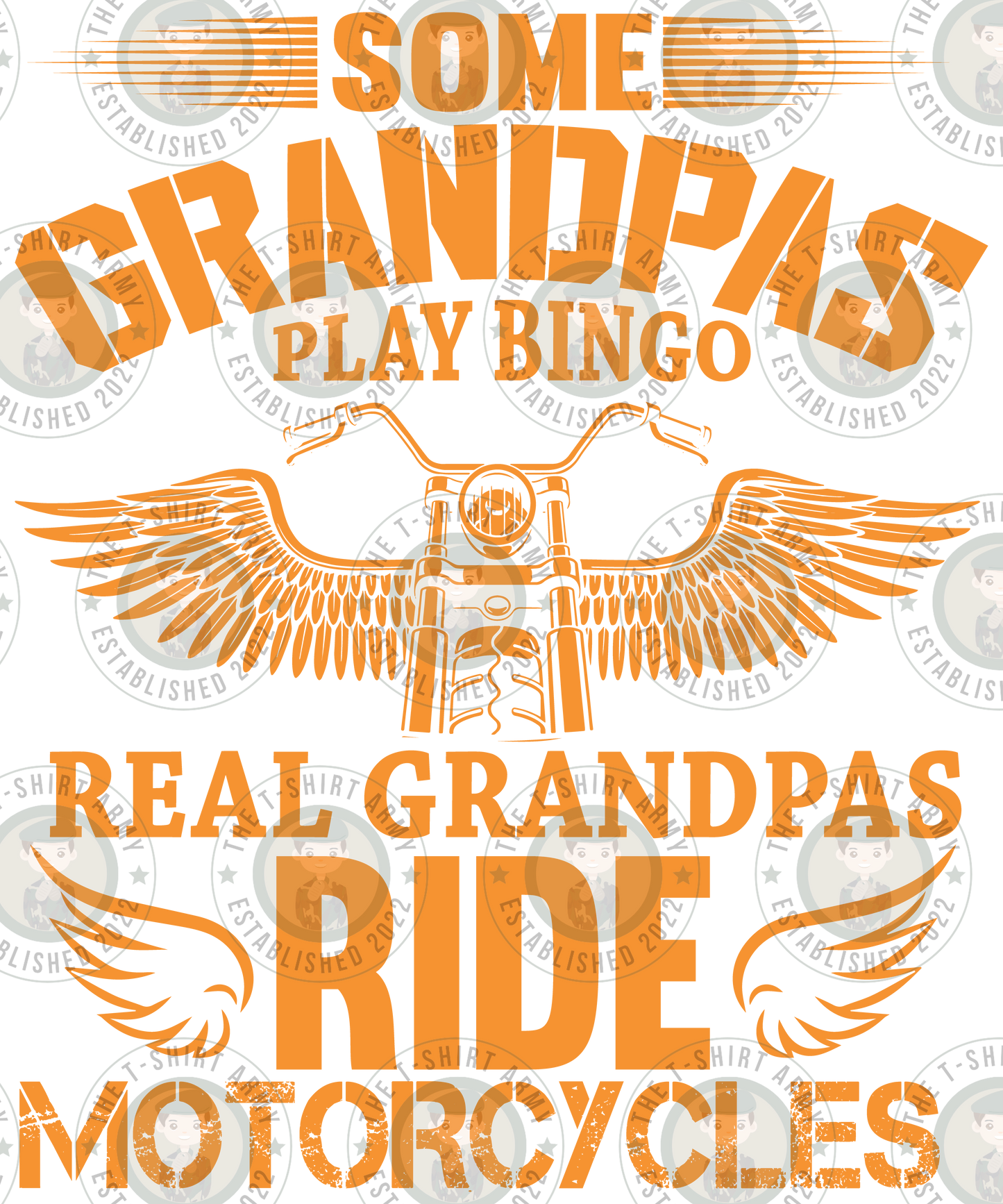 Some Grandpas Play Bingo, Real Grandpas Ride Motorcycles Transfer