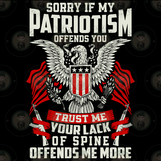 Sorry If My Patriotism Offends You Transfer