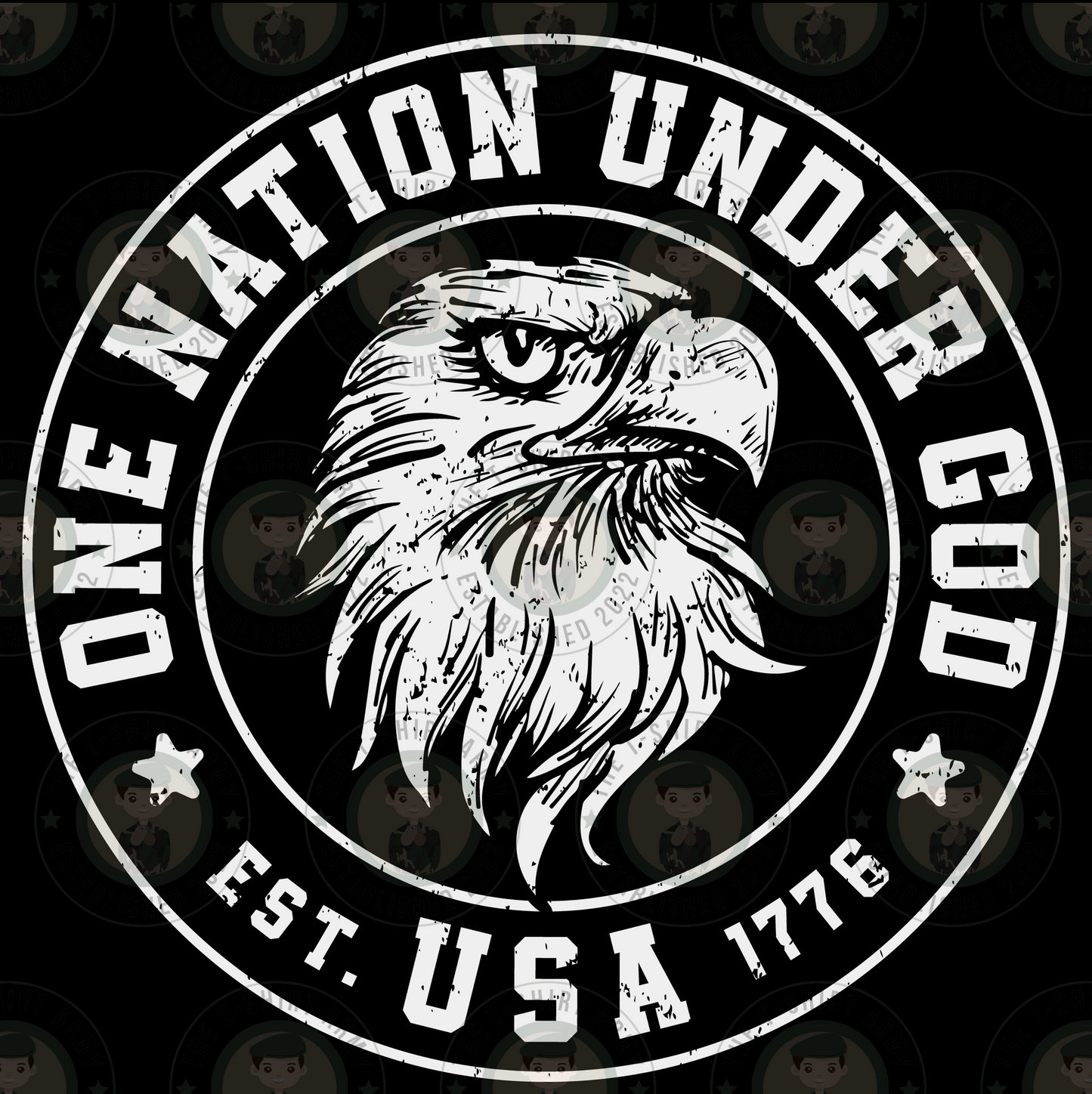 One Nation Under GOD USA Transfer