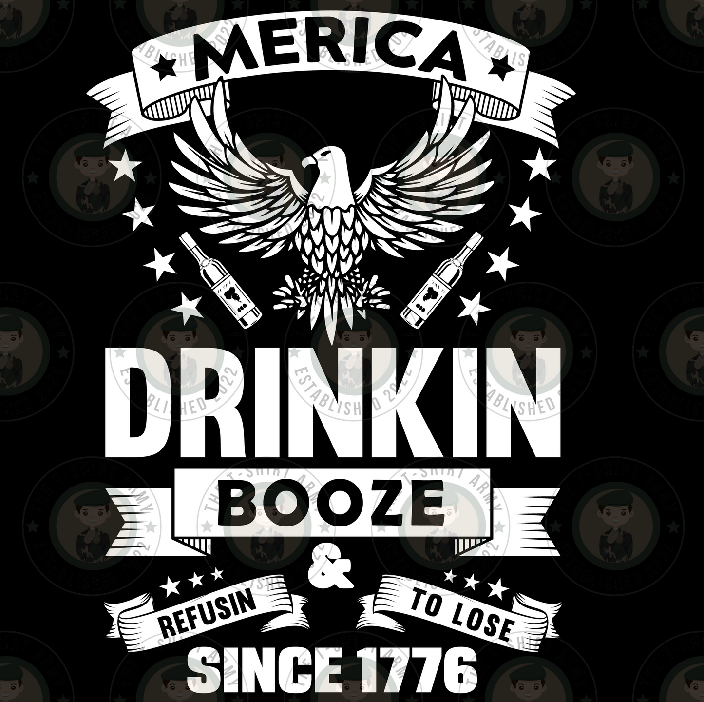 'Merica Drinkin Booze Transfer