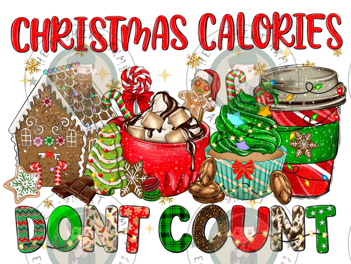 Christmas Calories Don't Count Hot Chocolate