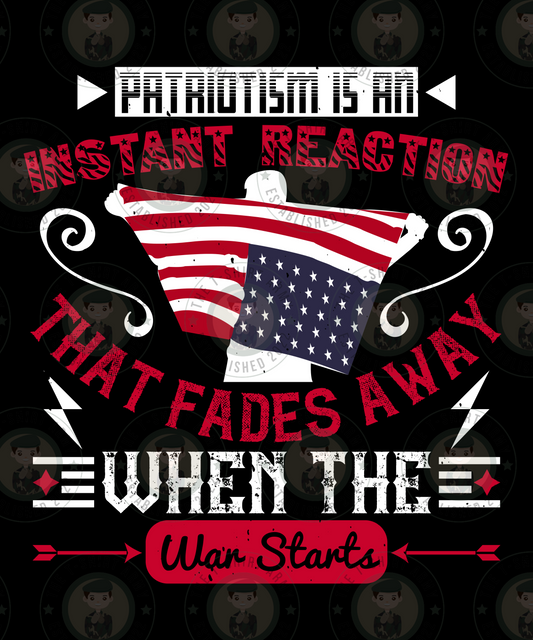 Patriotism Is An Instant Reaction Transfer